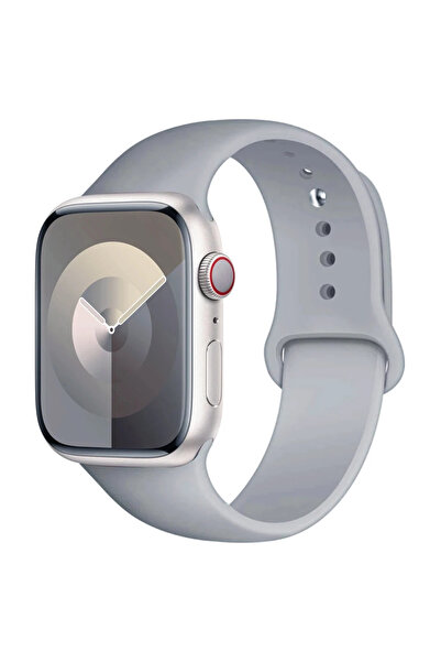 Choice 38mm-40mm-41mm S-M 44 Fog gray Silicone Band For Watch strap 44mm 45mm...
