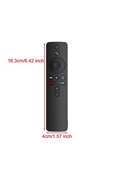 Choice 163mm Black Silicone Protective Case for Mi TV Box S Remote Control Co...