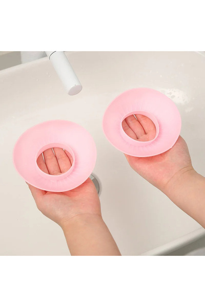 Choice4 Pink 2pcs Silicone Waterproof Face Wash Wristbands Splash-Proof Adult...