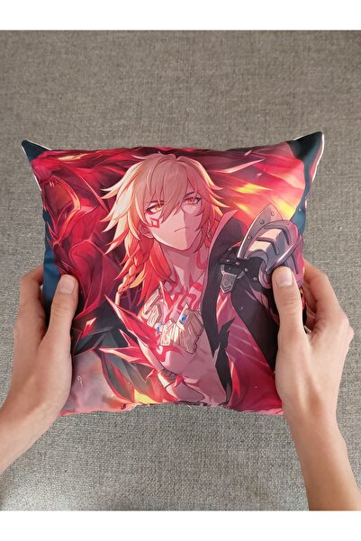 ganbarou art studio Honkai Star Rail One-Way Printed Pillow with Mydei 25X25 ...