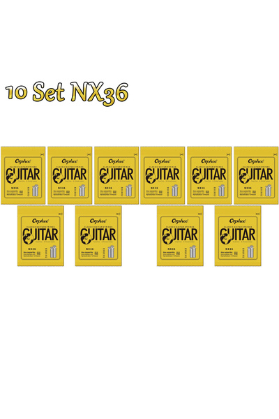 Choice3 10 Set NX36 10/50 Set Orphee Classical Guitar Strings Silver Plated W...