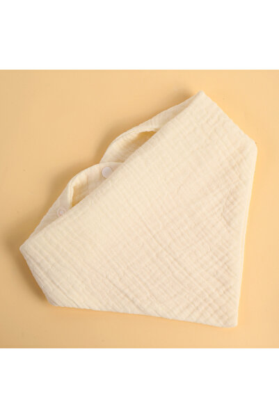 Choice5 One Size Beige INSULAR Infant Cotton Bibs Newborn Triangle Scarf Feed...
