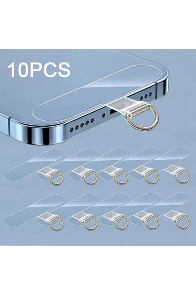 Choice6 10 قطع من مشابك تثبيت الهاتف على شكل حرف T، 10/1 قطعة، بلاستيك، حبل ت...