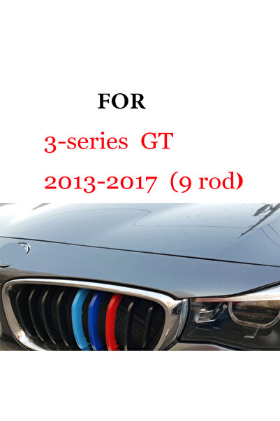 Choice44 3ER GT 13-17 9rod 3Pcs Front Grille Trim Strips For BMW Series 1 2 3...