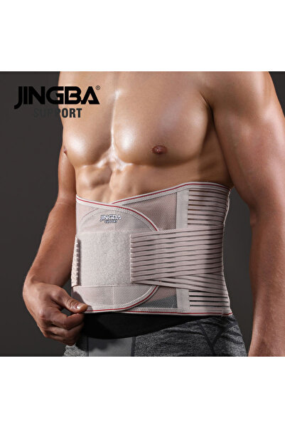 Choice XL Khaki 01809 JINGBA SUPPORT Orthopedic Corset Back Support Belt Men ...