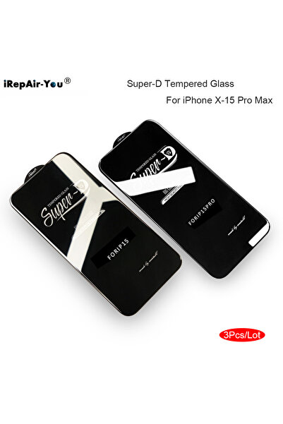 Choice27 Tempered Glass 3 Pieces For iPhone 17Pro Max 3Pcs Super-D 9H Screen ...