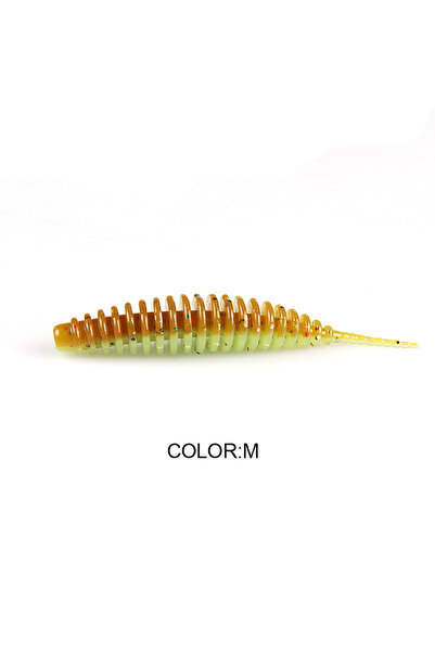 Choice 49mm20pcs M 2023 Hot Supercontinent Worm Bait Soft Bait Tanta Fishy Sm...