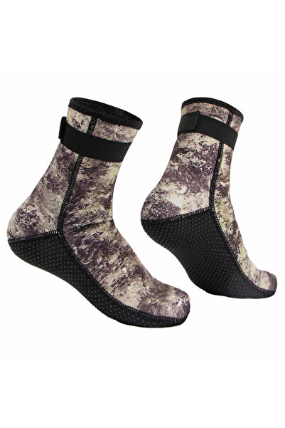 Choice4 XXL Camouflage gray 3mm Neoprene Water Socks Diving Sock Anti-Slip We...