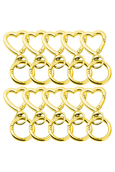 Choice13 5 Sets Golden 5/10/20/40 Sets Double Opening Swivel Keychain Clips H...