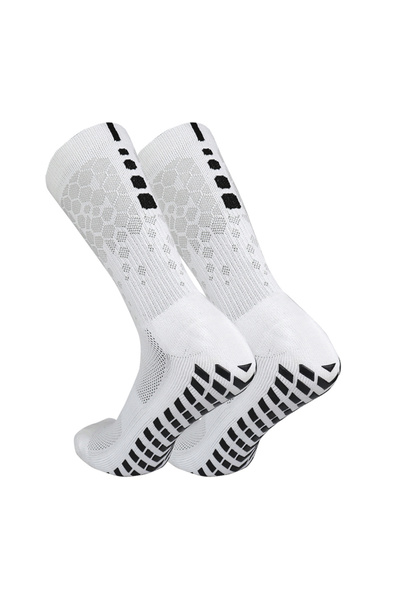 Choice WHITE Anti-slip Soccer Socks for Men and Women Breathable Athletic Soc...