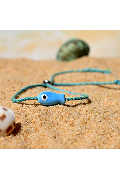 Choice 25xh0304-1 Trendy Multicolored Pull - String Ceramic Fish Bracelet Jew...