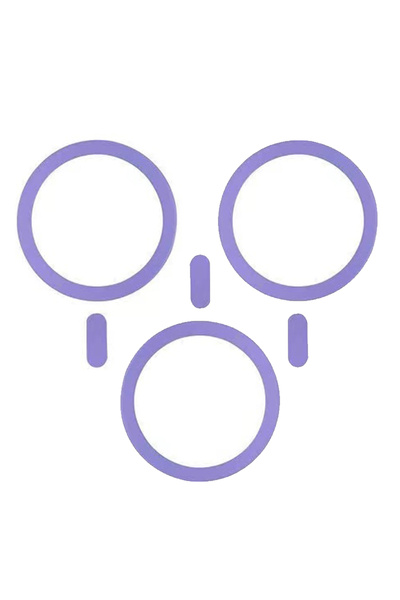 Choice 3PC Purple for Magsafe Magnetic Plate Ring Universal Metal Sticker Sup...