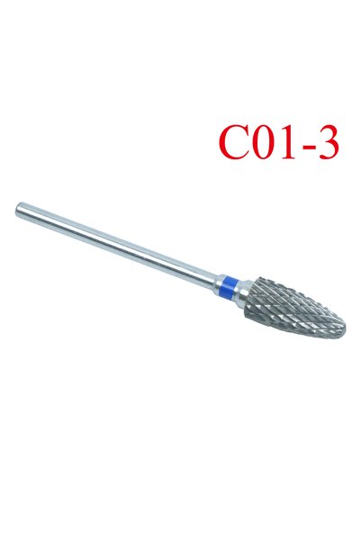 Choice54 C01-3 Dental Tungsten Carbide Nail Drill Bits Machine Cutter File Ma...