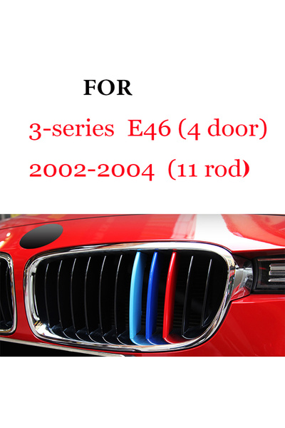 Choice5 مجموعة من 3 قطع من شرائط تزيين الشبك الأمامي لسيارات BMW الفئة 1، 2، ...