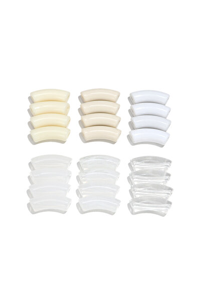 Choice18 12mm-24pcs white seies1 24pcs/lot Colorful Acrylic 12MM Bamboo Tube ...
