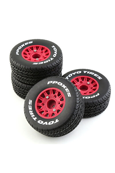 Choice 4pcs 4Pcs 113Mm 1/8 1/10 Short Course Truck Tire Tyre Wheel With 12 14...
