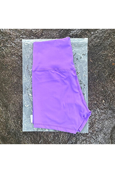 Choice68 S Calamus purple Women Sports Shorts High Waist Yoga Shorts Slim Fit...