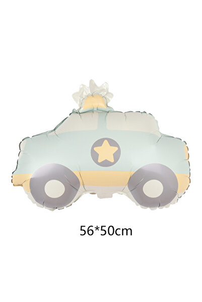Choice Other car Matte Theme Foil Balloon Bear Rainbow Cake Candy Aircraft Ca...