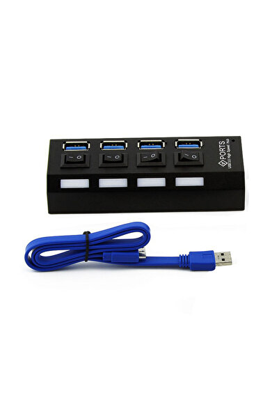 Choice موزع USB 3.0 متعدد المنافذ، أسود، 4/7 منافذ، محمول، فائق السرعة 5 جيجا...