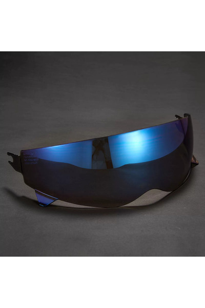 Choice Revo dark blue Helmet Visor for Scorpion EXO Combat Covert-X Capacetes...