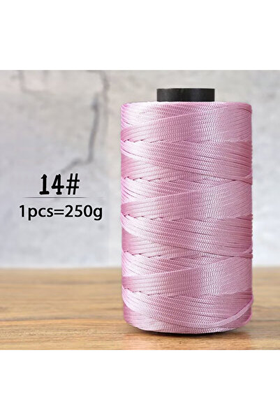 Choice 14 lotus powder 250g summer crochet flat ribbon thread handmade DIY we...