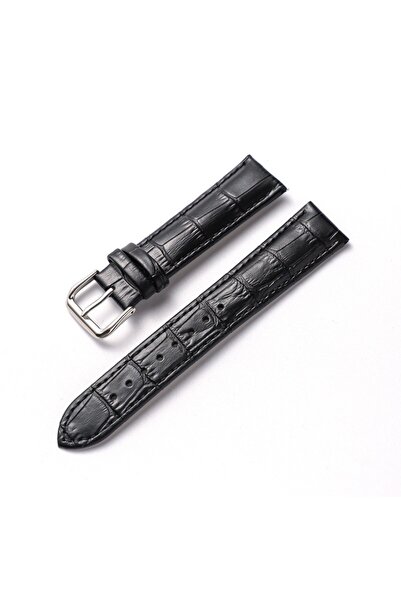 Choice29 14mm Black Leather Cowhide Watch Band for Women's Watch Chain- Bambo...
