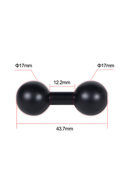 Choice AUTO E 17mm Ball 17mm 25mm Ball Head Adapter Clip Socket Arm Connector...