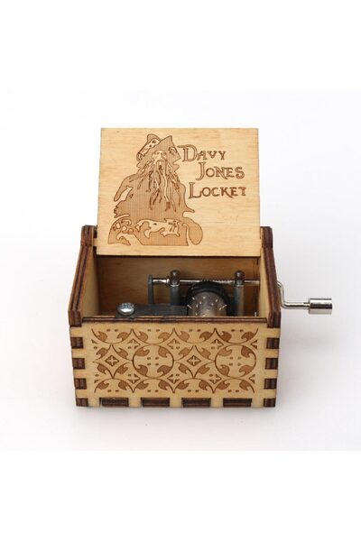 Choice 5 Different styles Wooden Hand Cranked Music Box Jurassic Can't Help F...