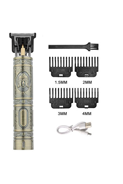 Choice6 060-BronzeBuddha Professional Beard Trimmer for Men Zero Gapped T-Bla...