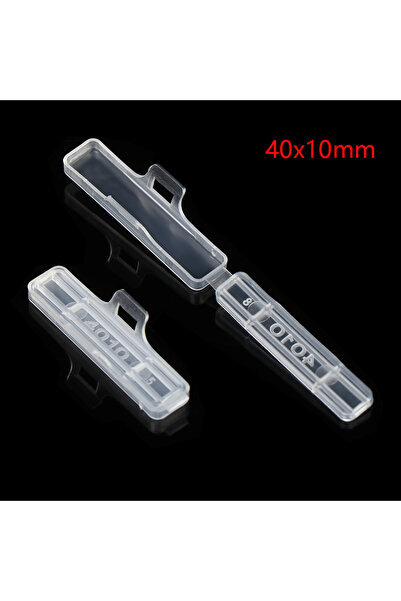 choice2 40x10mm 50PCS Waterproof Transparent Cable Sign Cards Label Display I...