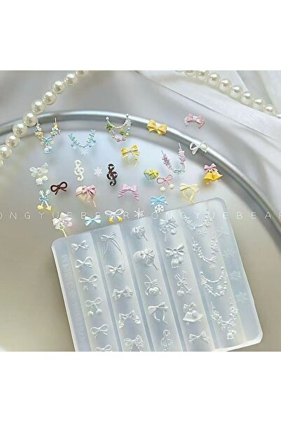 Choice1 PF-562 DIY Silicone Mold for Nail Art Decorations - Butterfly Knot Sn...