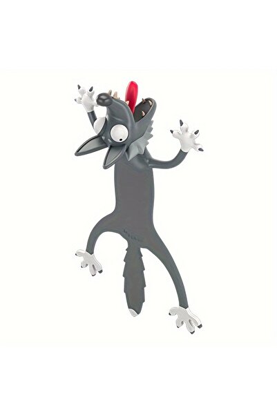 Choice9 Mongolian wolf 1 Pc 3D Stereoscopic Animal Bookmark Original PVC Crea...