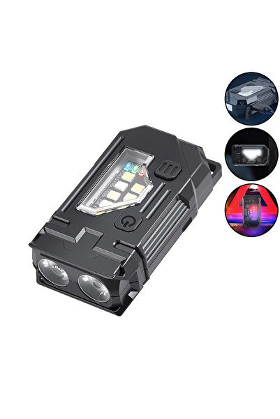 XIWANGFIRE S513-B Mini Portable LED COB Flashlight Head Rotation Magnetic Tor...