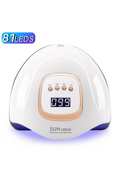 Choice7 مصباح أظافر LED بالأشعة فوق البنفسجية X25 من AU Plug بقدرة 380 واط لع...