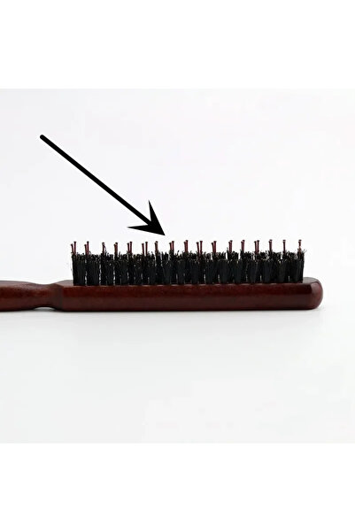 Choice Type1 Professional Boar Bristle Wood Slim Line Comb Salon Teasing Back...