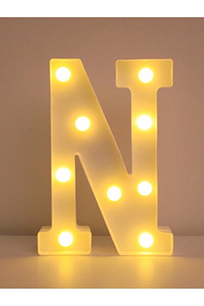 Choice20 N White 1PC 21.8CM LED Letter Light, Luminous Letter and Number Nigh...