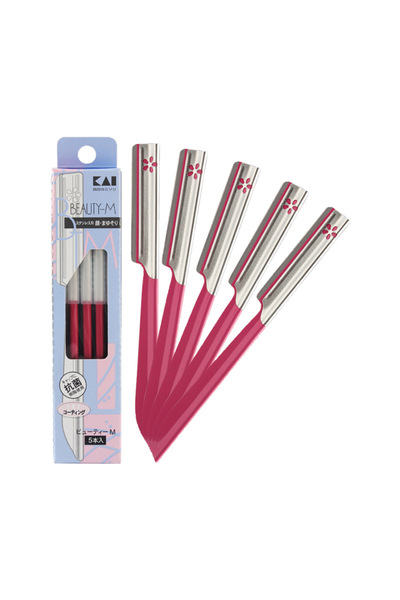 choice2 C616-red 5pcs Eyebrow Razor 5PCS Safety Razor Sharp Durable Beginners...