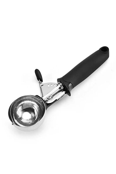 Choice black Ice Cream Scoop with Trigger Fruit Scoop with Comfort Grip Handl...