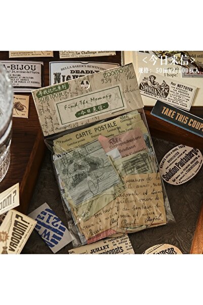 Choice1 2 100 pcs Vintage Decorative Stickers pack Diy Diary Album Scrapbooki...