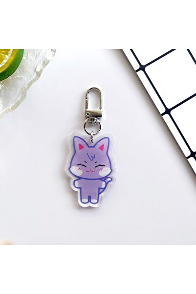 Choice F Kpop ATEEZ Cartoon Keychain Albums ANITEEZ Key Chain Hongjoong Seong...