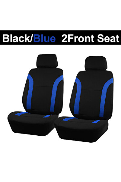 Choice8 Blue 2 front seat Universal Breathable Car Seat Covers Air Mesh Fabri...