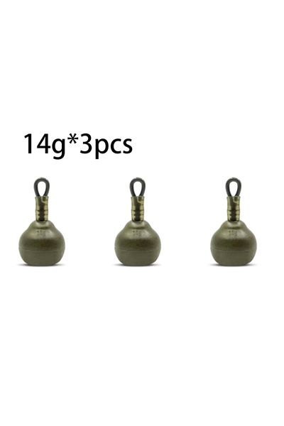 Choice 14g 3pcs 3pcs Fishing Sinkers, Fishing Accessories, Suitable For Carp ...