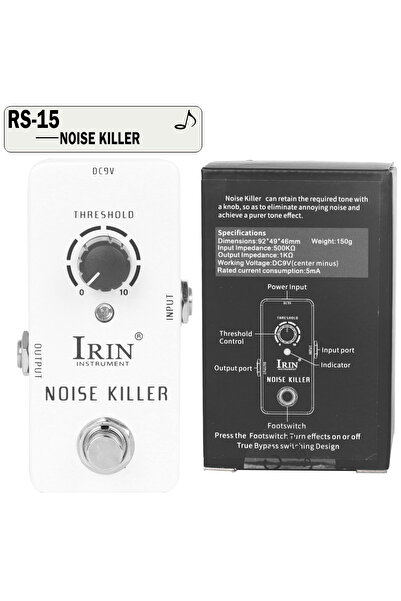 Choice6 دواسة تأثيرات غيتار كهربائي NOISE KILLER IRIN بتقنية التجاوز الحقيقي،...