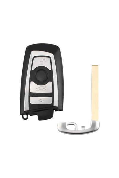 Choice5 4 Button Silver KEYYOU Smart Car Key Shell Cover Remote Case for BMW ...