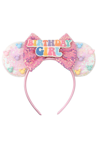 choice2 TDMQ253-07 Girls Happy Birthday Minnie Mouse Ears Headbands Disney Mo...