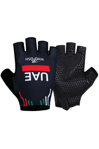 Choice11 L black New 2025 Cycling Gloves UAE Team Men Women Half Finger Padde...