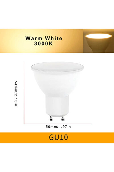 Choice 9w 4 pcs Warm White 4PCS LED Spotlight Bulb GU10 AC220V 3W 6W 9W 12W 1...