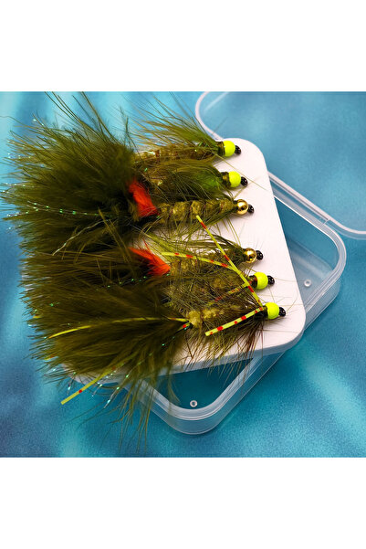 Choice FCP29-626-6hun ANFS Assorted Woolly Bugger,Olive Streamers Wet Fly For...