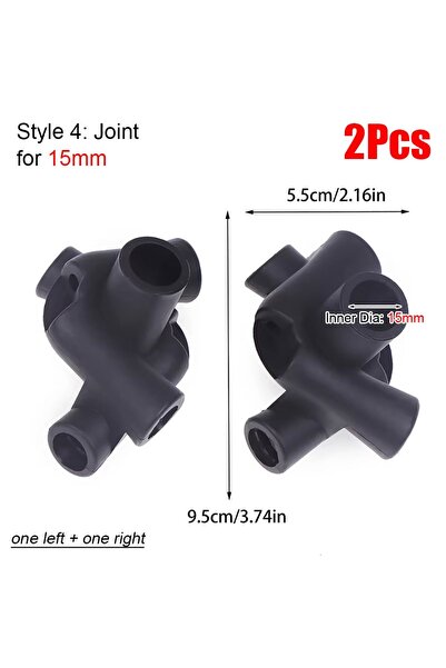 Choice 2Pcs Joint for 15mm 1Set Universal Protectors Plug Connector Moon Chai...