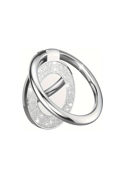 Choice Silvery Fashion Bling Finger Ring Phone Holder Back Sticker Stand Mobi...